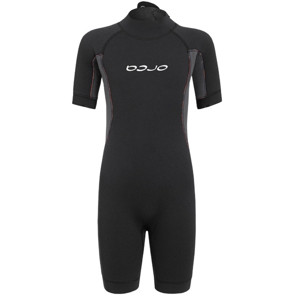 2026 Orca Junior Vitalis Shorty Swim Wetsuit NN9Y-BLK - Black